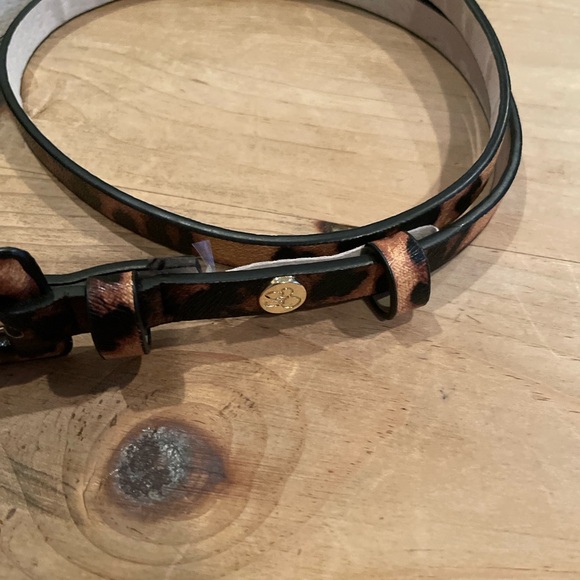 Jessica Simpson animal print gold skinny belt Business Casual Boho Festival Sm - Picture 3 of 7